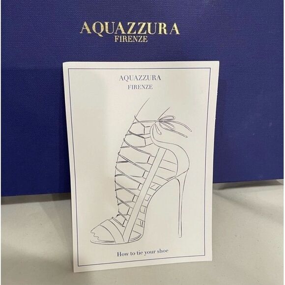 AQUAZZURA FIRENZE Gladiator - Snakeskin print stiletto heels - Picture 14 of 15
